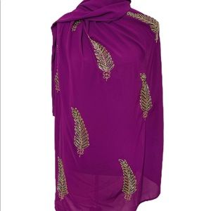 Brand New Muslim  Designer party hijab chiffon wedding party eid designer hijab